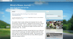 Desktop Screenshot of mindysfitnessjourney.com